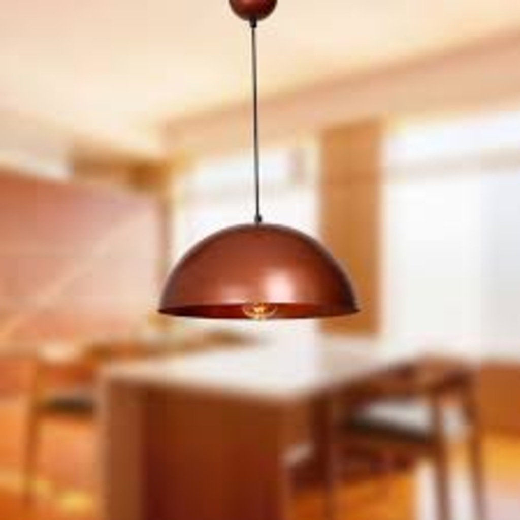 Bakır Renk 40 Cm Metal Sarkıt Avize