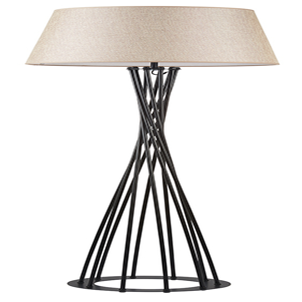 DEMET HABEK MYLİGHTS RETRO SİYAH LAMBADER KREM BAŞLIK 45 CM CAP