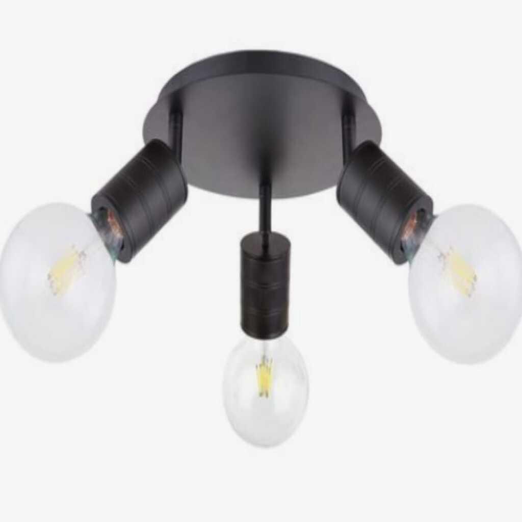 Demet habek mylights modern spor tavan plofonyer avize üçlü avize e27 duylu 