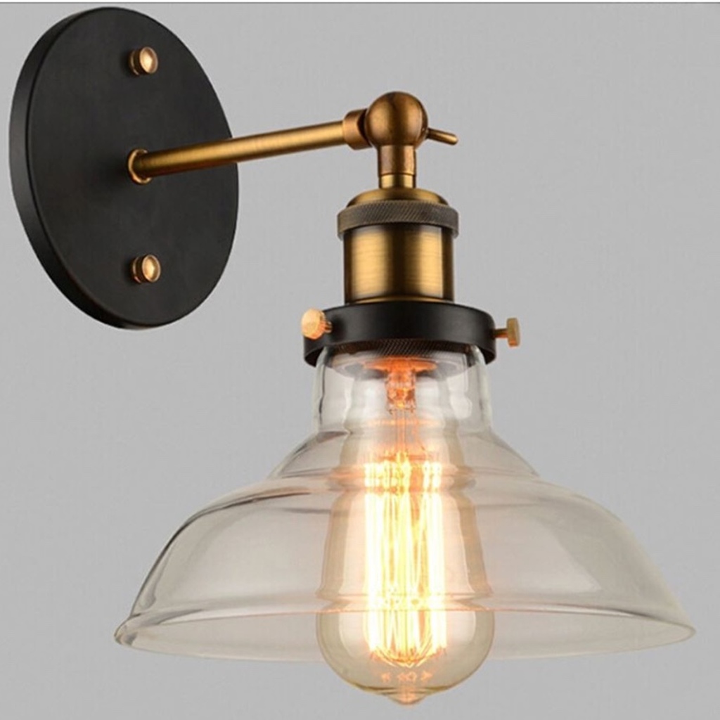 Eskitme Mafsalı Aplik Balcam Retro Aplik Hareketrli Başlık 23cm