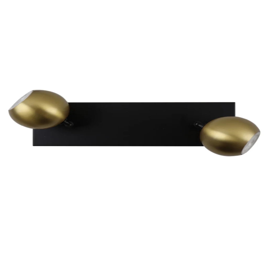 GU10 Tasarruflu LED 3’lü Metal Gövde Gold Hareketli Başlık Spot Tavan Avize tasarruflu Ampul Dahil