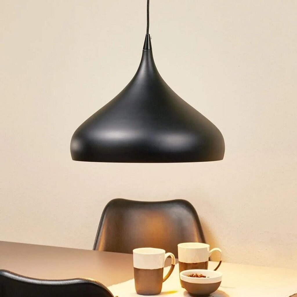 MODERN SPOR METAL ENDUSTRİYEL İÇ DIŞ SİYAH RENK TEKLİ AVİZE ( EV İSYERİ VEYA CAFE)