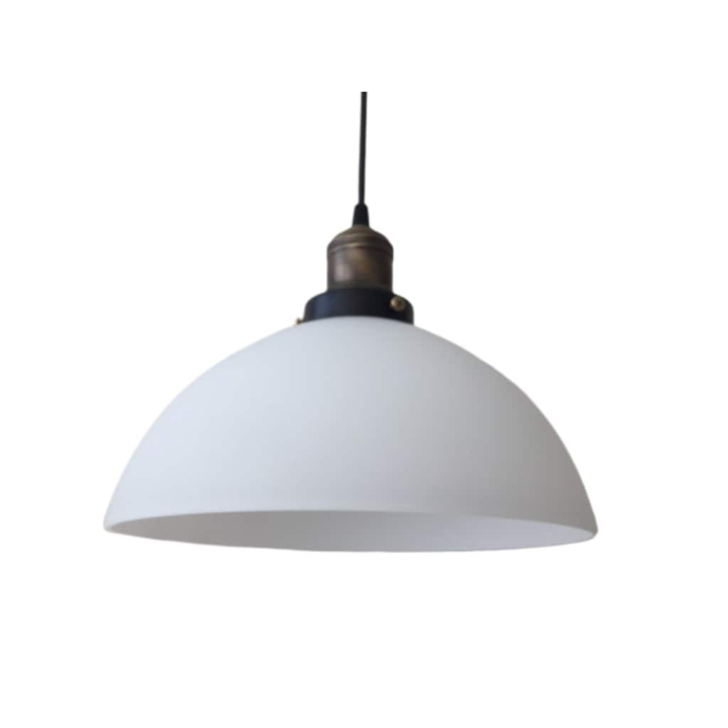 Mutfak Opal Camlı Retro Sarkıt Avize Eskitme Askı 29 Cm (373701641)