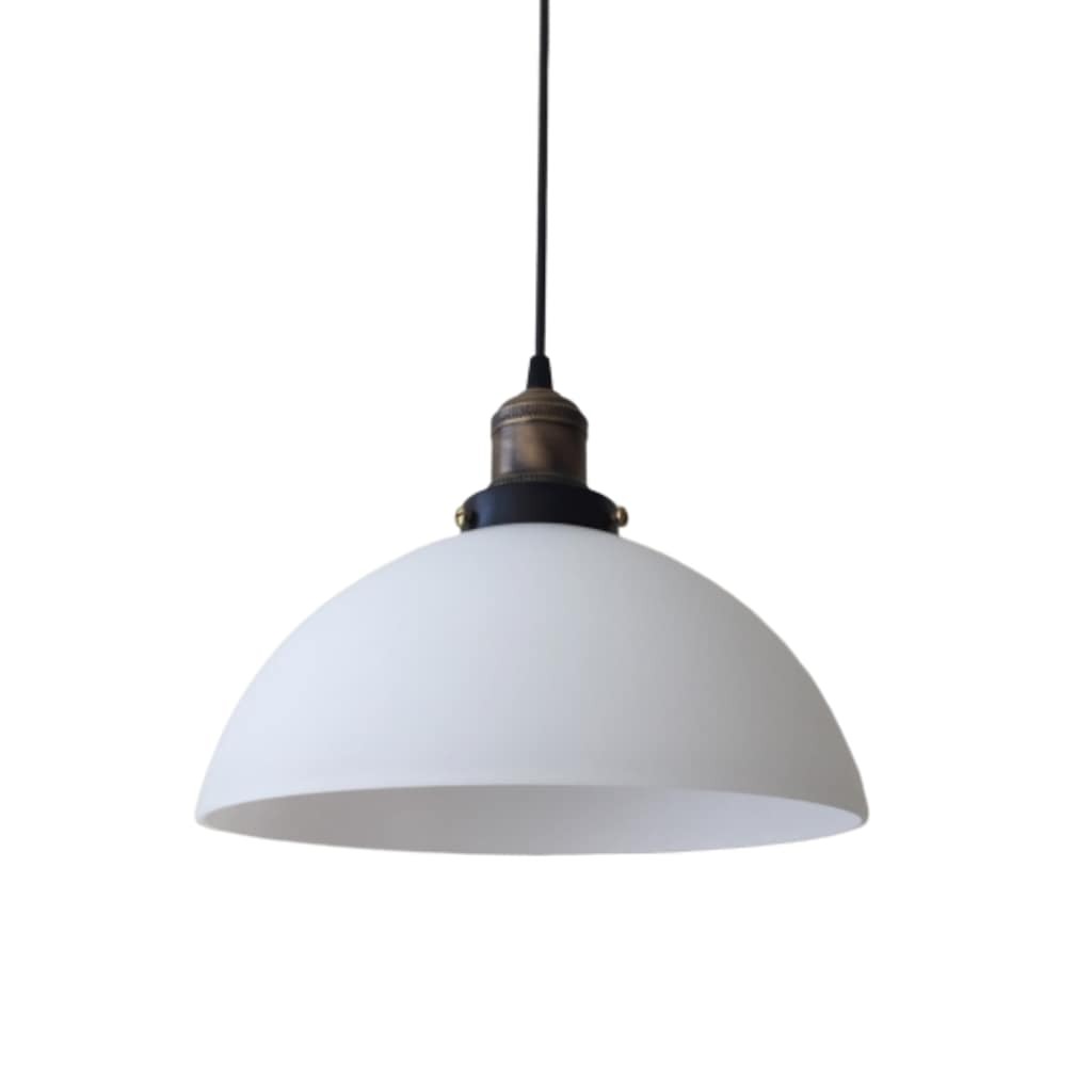 Mutfak Opal Camlı Retro Sarkıt Avize Eskitme Askı 29 Cm (373702199)