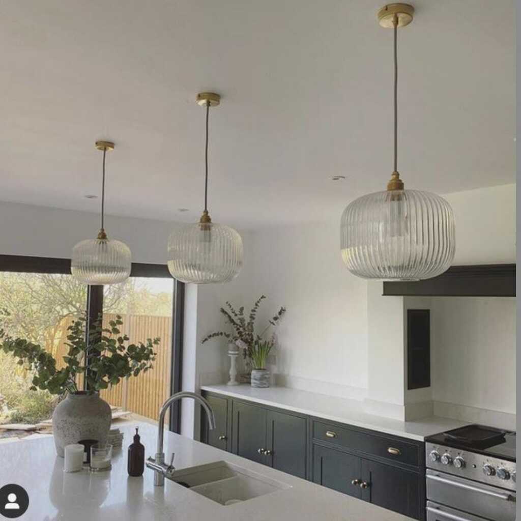 my lights rustik vintage şeffaf camlı tavan avize en 20cm 