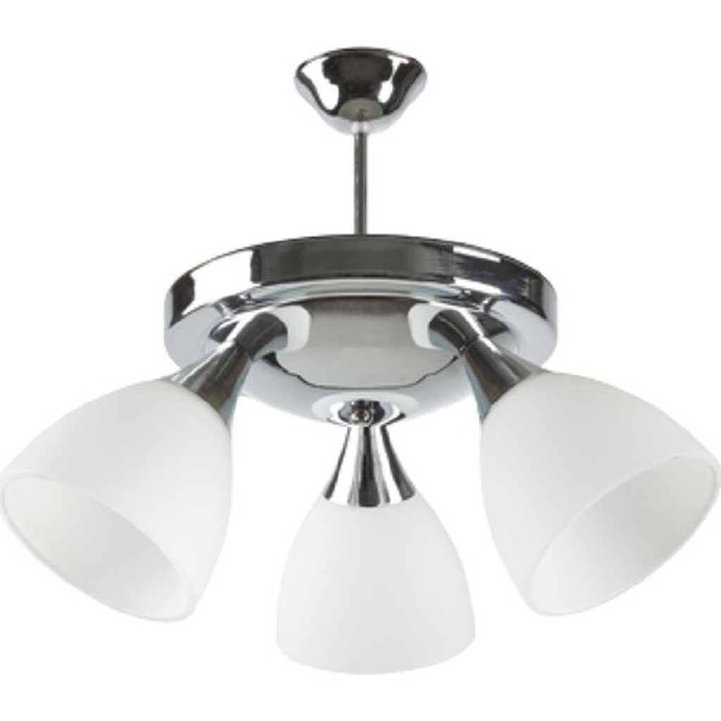 Mylight Modern Spor Üçlü Avize Krom