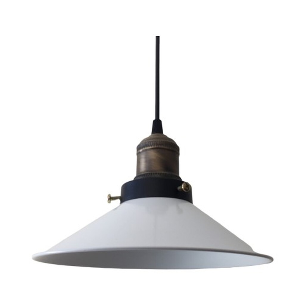 Mylight Retro Beyaz Tekli Sarkıt Rustik 23 cm