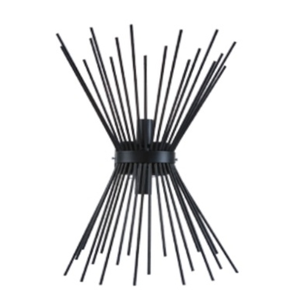 Mylight Retro Büyük Kirpi Aplik Siyah Rustik Aplik Duy 2XE27