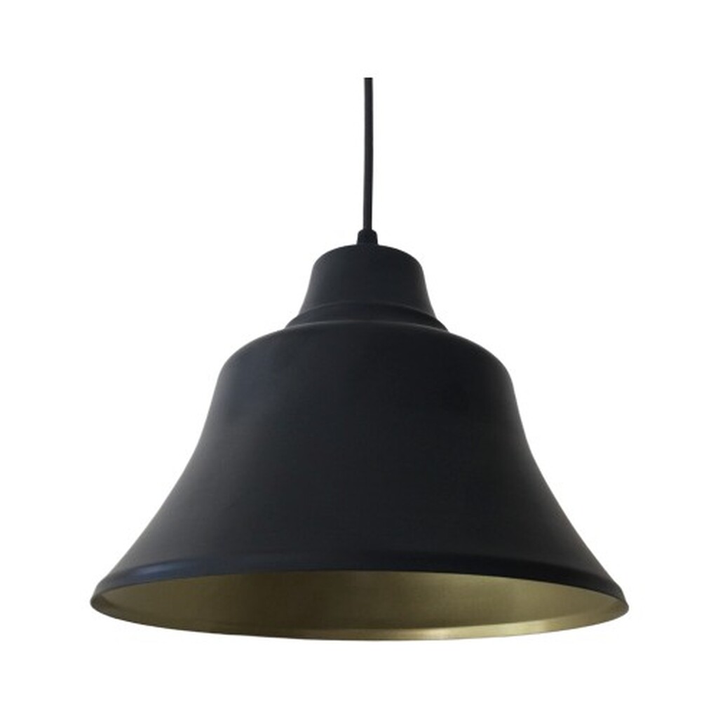 Mylight Retro Siyah Içi Sarı Metal Sarkıt Avize