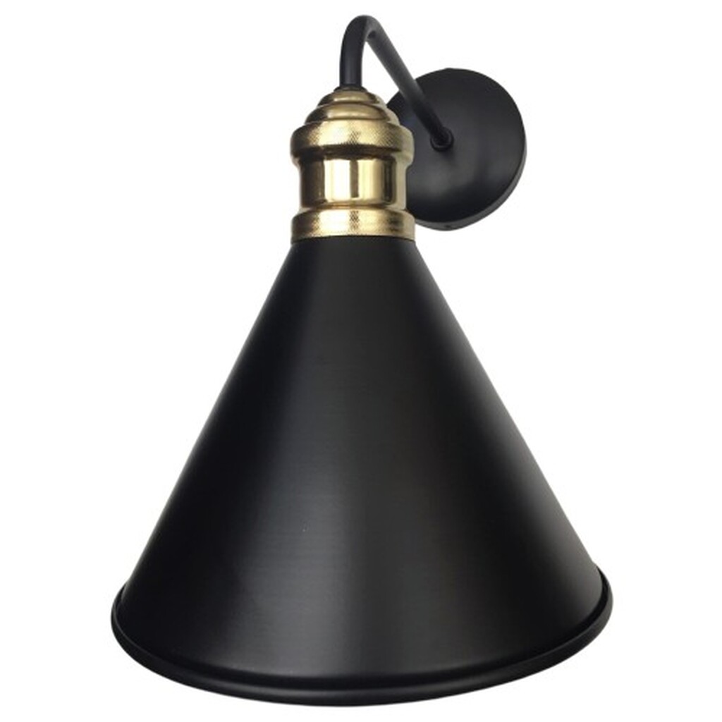 Mylight Retro Siyah Metal Aplik 19 cm