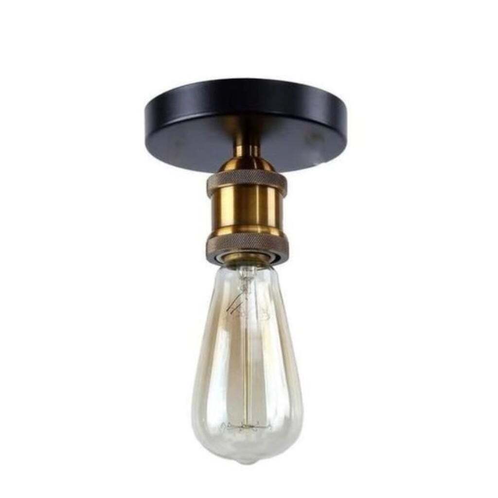 Mylight Sretro Mat Gold Metal Plofonyer Tavan Avize