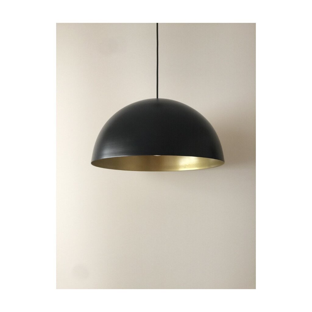 MYLİGHTS 40 CM SİYAH İÇİ ALTIN METAL SARKIT AVİZE