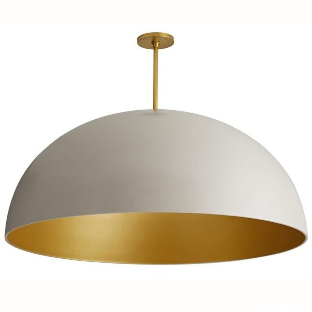 MYLİGHTS 50CM BEYAZ İÇİ ALTIN ALEMİNYUM PASLANMAZ METAL AVİZE 50 CM 