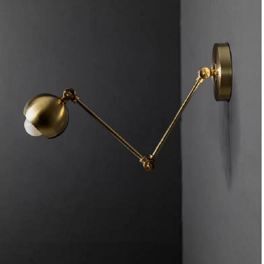 mylights akrobat eskitme kaplama aplik okuma lambası harektli başlık ve kollar 