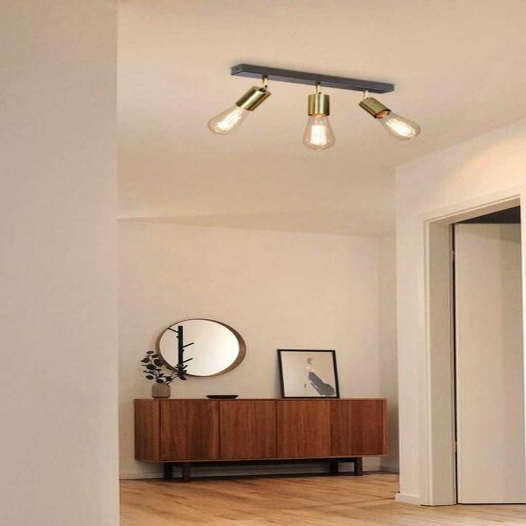 MYLİGHTS AVİZE RETRO ÜÇLÜ PLOFONYER AVİZE SIRALI ÜÇLÜ E27 DUYLU 