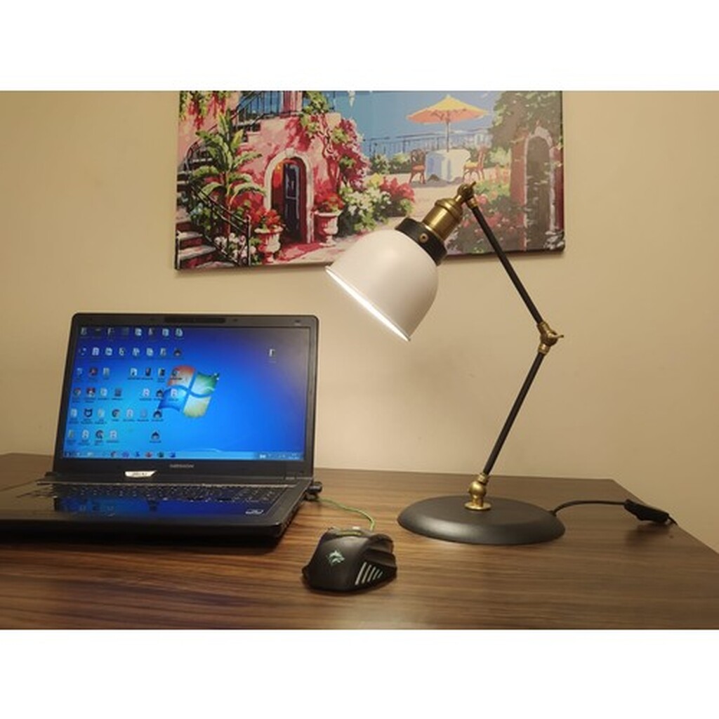 Mylights Banker Masa Lambası Akrabatik Hareketli Üç Mafsalı Masa Lambası Okuma Lambası