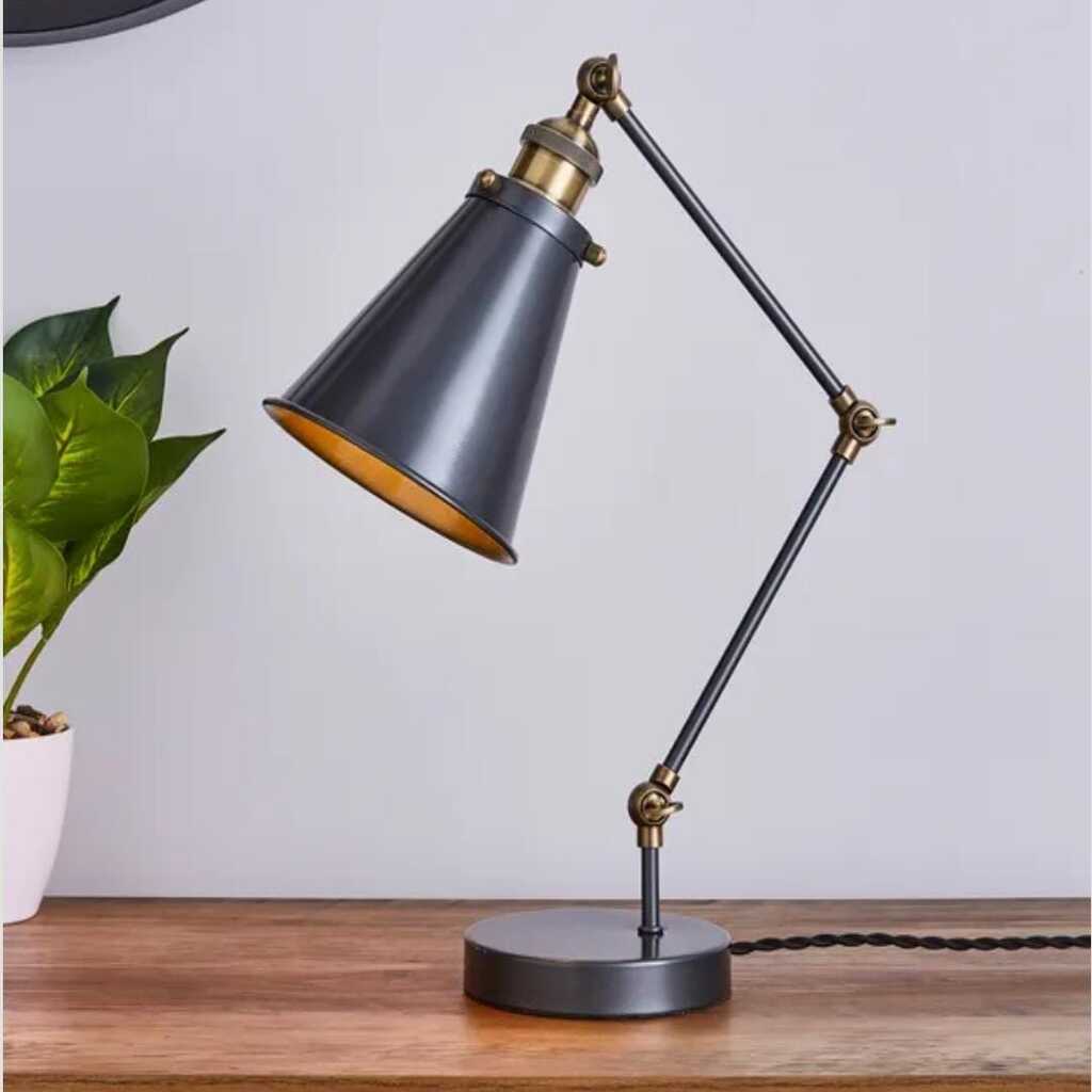 Mylights Banker Masa Lambası Akrabatik Hareketli 3 Mafsalı Masa Lambası Okuma Lambası