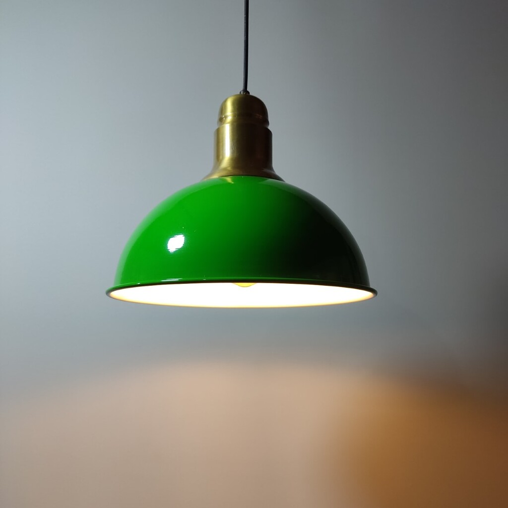 MYLİGHTS BANKER METAL YEŞİL SAKIT AVİZE EN 40 CM