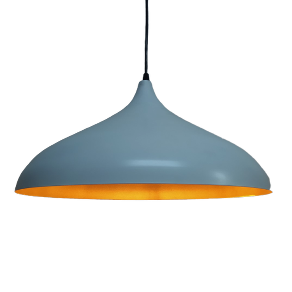 MYLİGHTS BEYAZ İÇİ ALTIM METAL SARKIT AVİZE RUSTİK RETRO AVİZE 43 cm