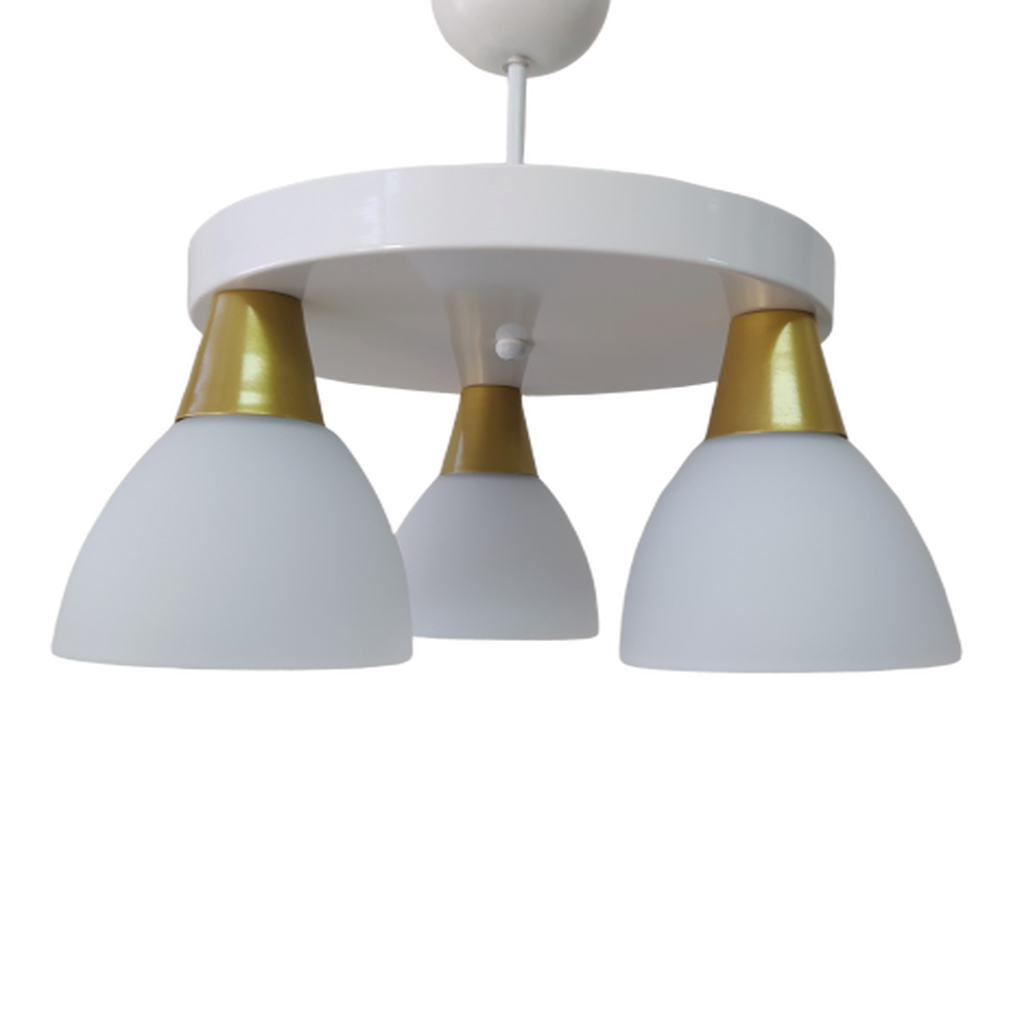 MYLİGHTS BEYAZ ÜÇLÜ SPOR MODERN AVİZE