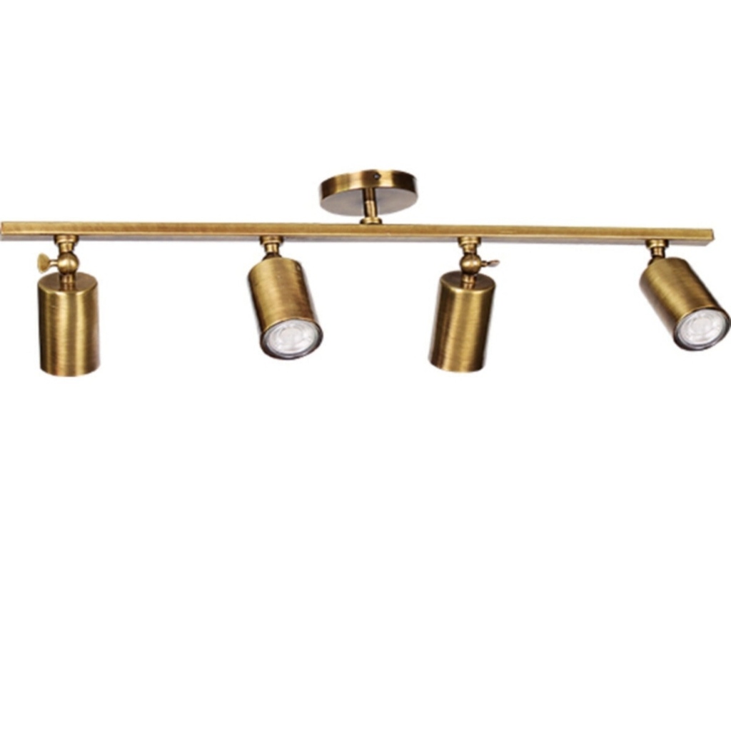 MYLİGHTS DÖRTLÜ ESKİTME LED SPOT AVİZE APLİK ARMATÜR GÜN IŞIĞI LED APMULLÜ