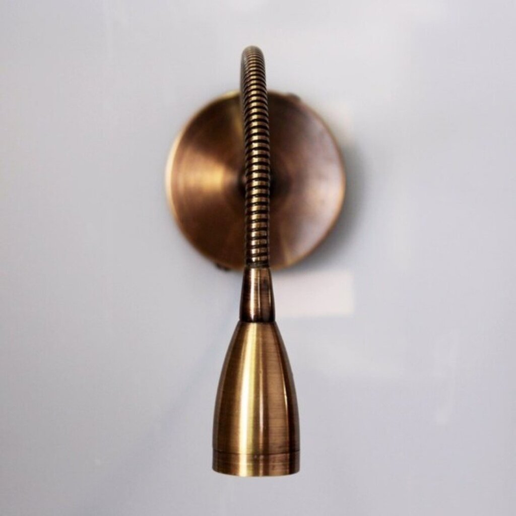 MYLİGHTS ESKİTME SPRALİ LED APLİK OKUMALA LAMBASI YATAK BAŞI APLİK DUVAR APLİK