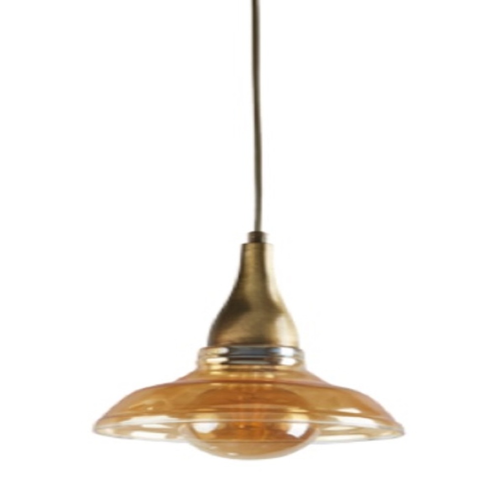 MYLİGHTS ETRO RUSTİK BAL CAMLI TEKİ AVİZE