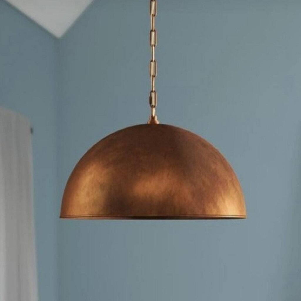 MYLİGHTS FIRCALANMIŞ BRONZ ESKİTME 40 CM RUSTİK VİNTAGE SARKIT AVİZE 