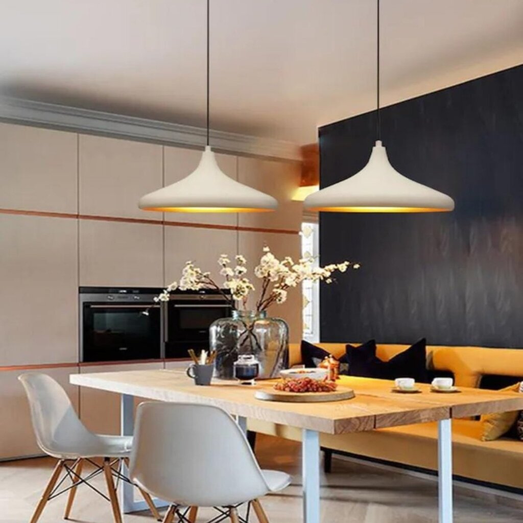 Mylights ikili modern spor mada üstü sarkıt avize. Taban siyah kasa 60cm en 