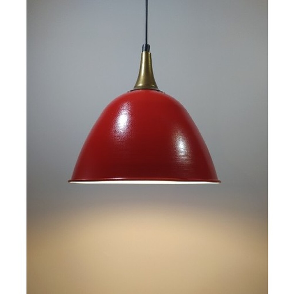 Mylights Kırmızı Metal Sarkıt Avize Tintage Tekli Mylights Kırmızı Metal Sarkıt