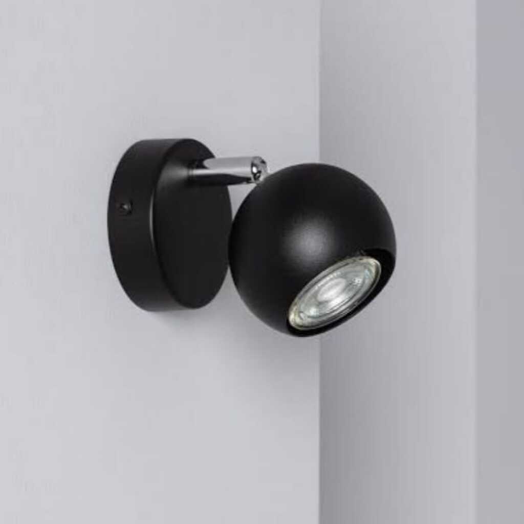 mylights siyah spot tekli kure gun ısısgı ampullu hareketli duvar aplik gece lambası duvar aplik armatur okuma lambası 