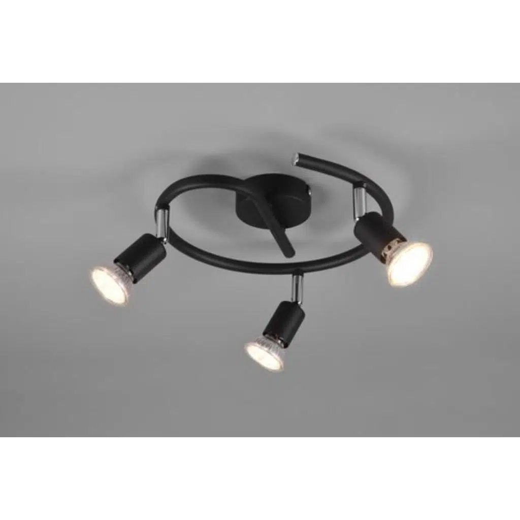 MYLİGHTS MAT SİYAH ÜÇLÜ LED AVİZE HAREKETLİ BAŞLIK GÜN IŞIĞI LED AMPULLÜ PANASONİC MARKA LEDLİ