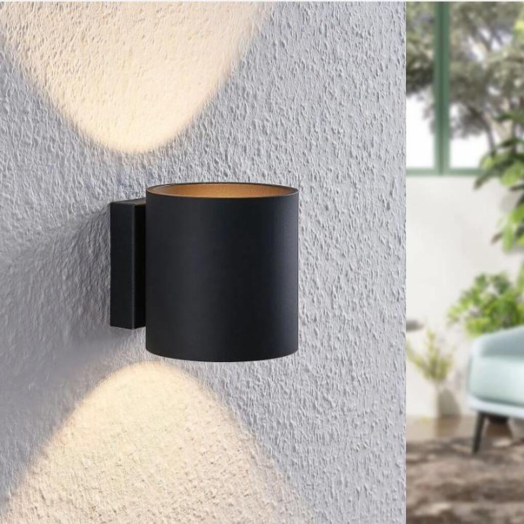 mylights led aplik g9 led aplik çift yönlü duvar aplik gece lambası siyah aplik AMPUL DAHİLDİR