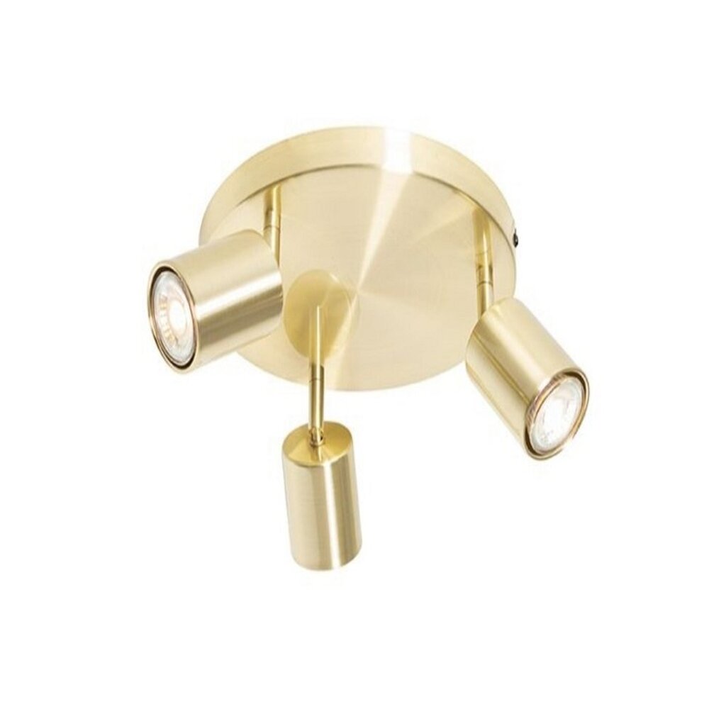 MYLİGHTS MAT ALTIN KAPLAMA ÜÇLÜ LED AVİZE LED SPOT PLOFONYER GÜNIŞIĞI AMPULLÜ
