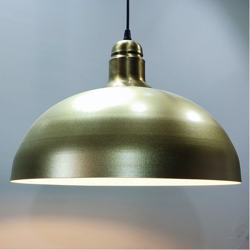 MYLİGHTS MAT GOLD METAL 40CM RETRO RUSTİK AVİZE ESKİTME ASKILI