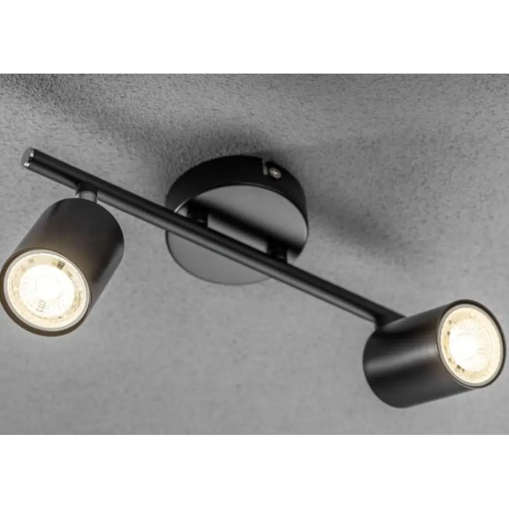 MYLİGHTS MAT SİYAH İKİLİ LED SPOT LED APLİK LED AVİZE GÜNIŞIĞI AMPULLÜ LED DUVAR APLİK 