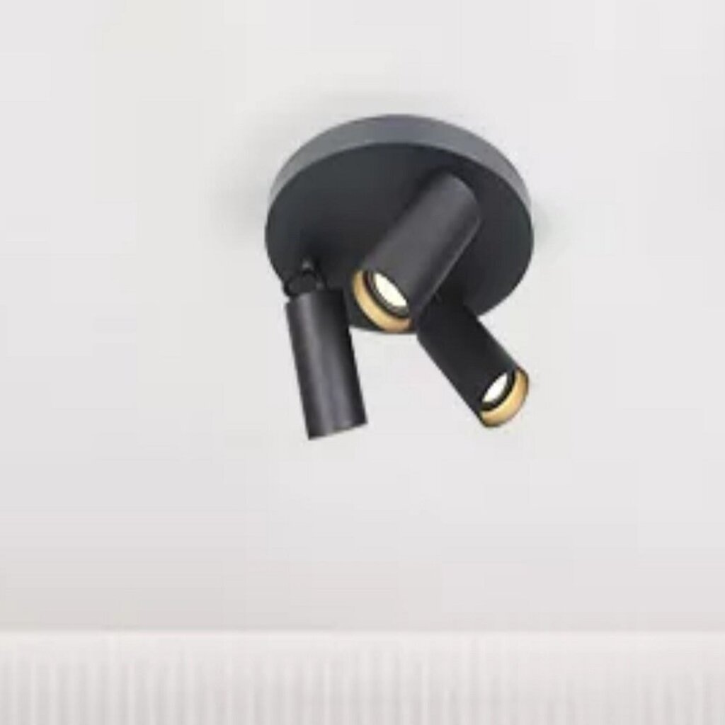 MYLİGHTS MAT SİYAH ÜÇLÜ LED AVİZE HAREKETLİ BAŞLIK GÜN IŞIĞI LED AMPULLÜ PANASONİC MARKA LEDLİ