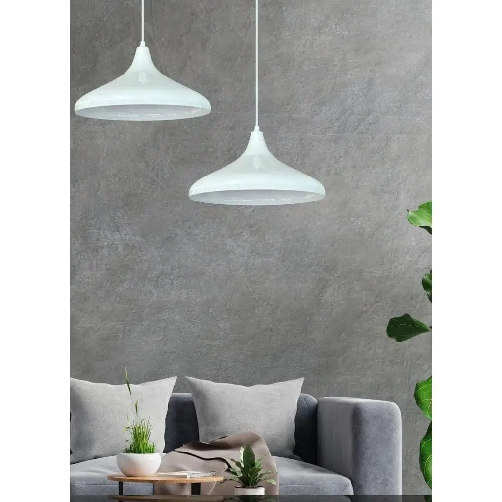 mylights tek fiyatıdır metal beyaz sarkıt avize modern spor avize 35cm 