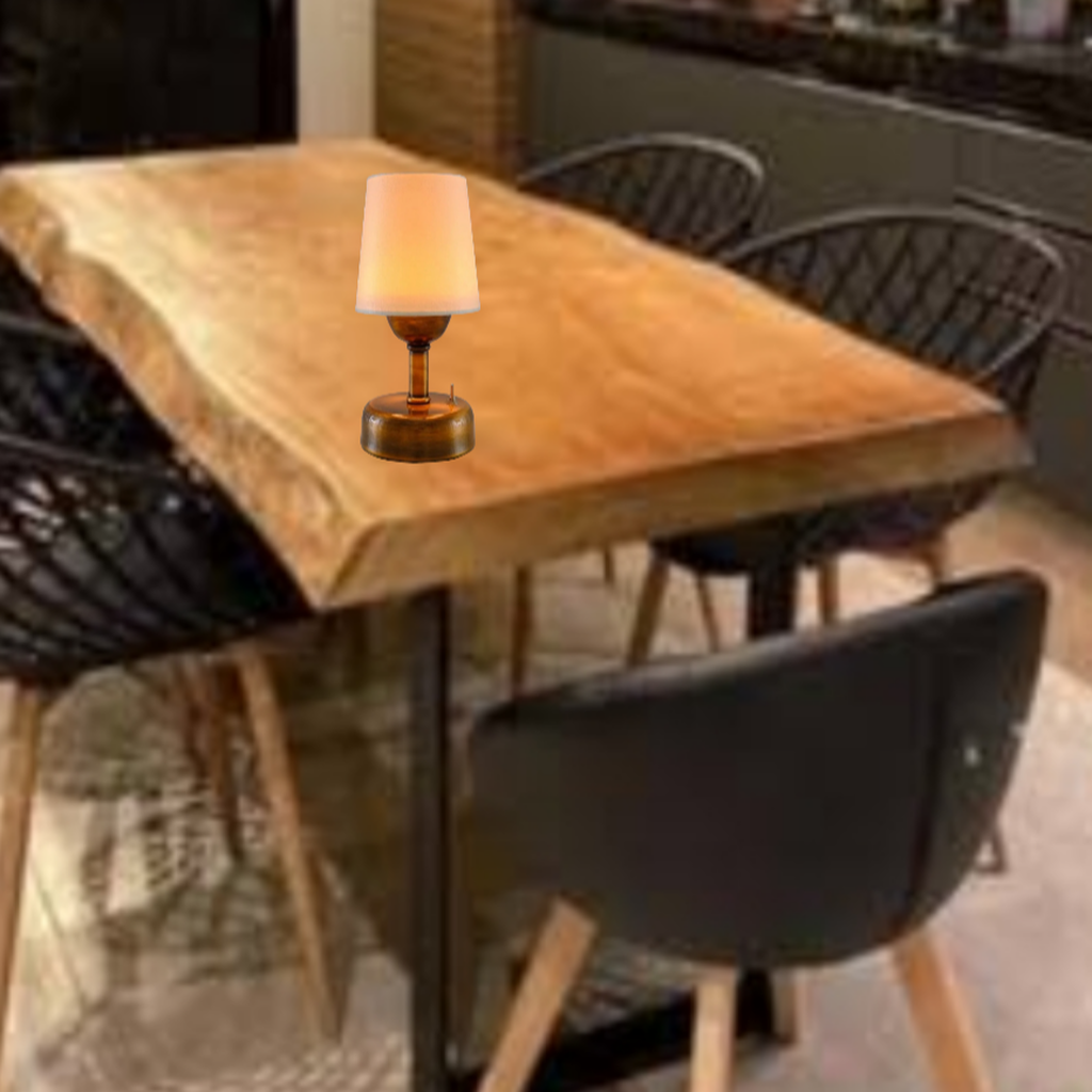 MYLİGHTS MİNİK PİLLİ ABAJUR GECE LAMBASI LEDLİ PİLLİ ABAJUR MASA LAMBASI