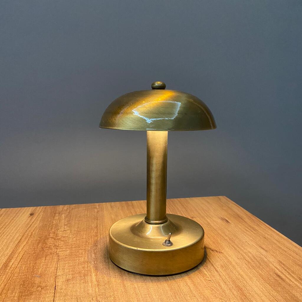 mylights minik pilli abajur gece lambası masa lambası pilli masa lambası eskitme kaplama abajur 