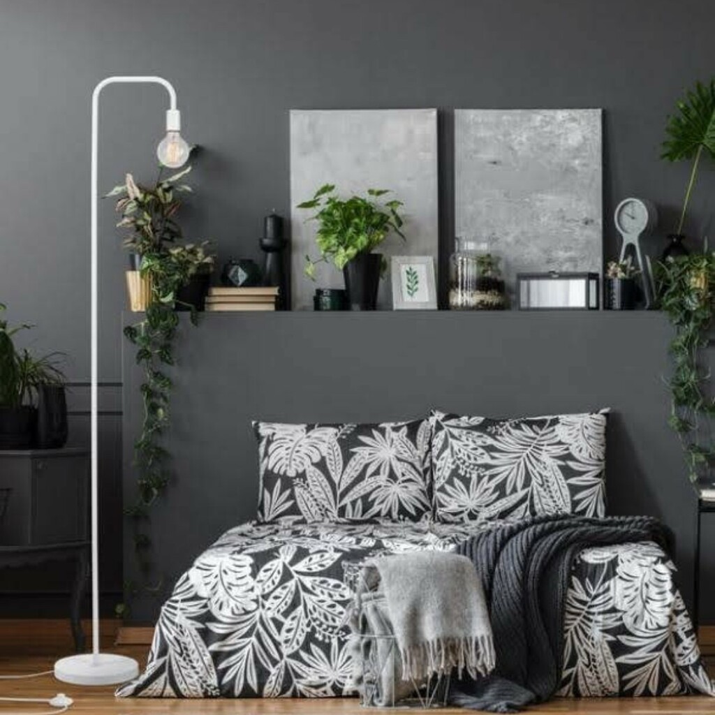 MYLİGHTS MODERM SPOR MAT BEYAZ LAMBADER KÖŞE LAMBASI E27 