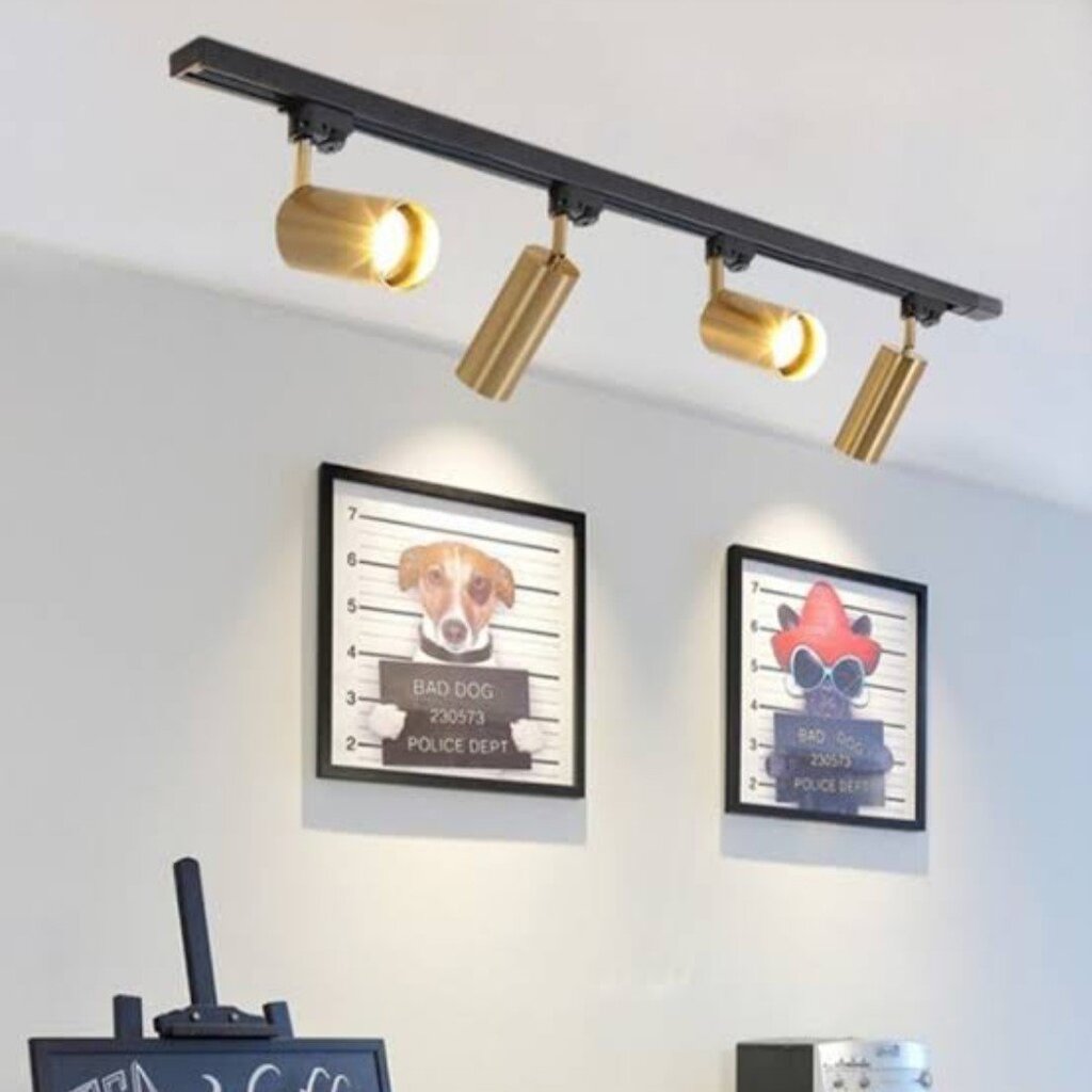 MYLİGHTS MODERN 1 MT 4 LÜ RAY SPOT HAREKETLİ AYDINLATMA GÜN IŞIĞI LED AMPULLÜDÜR