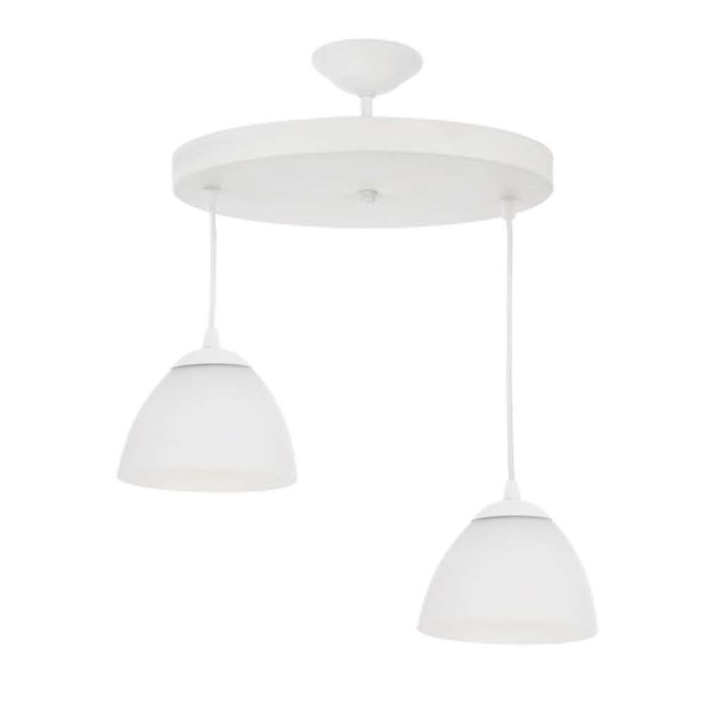 MYLİGHTS MODERN SPOR İKİLİ AVİZE 30 CM EN OPAL CAMLI