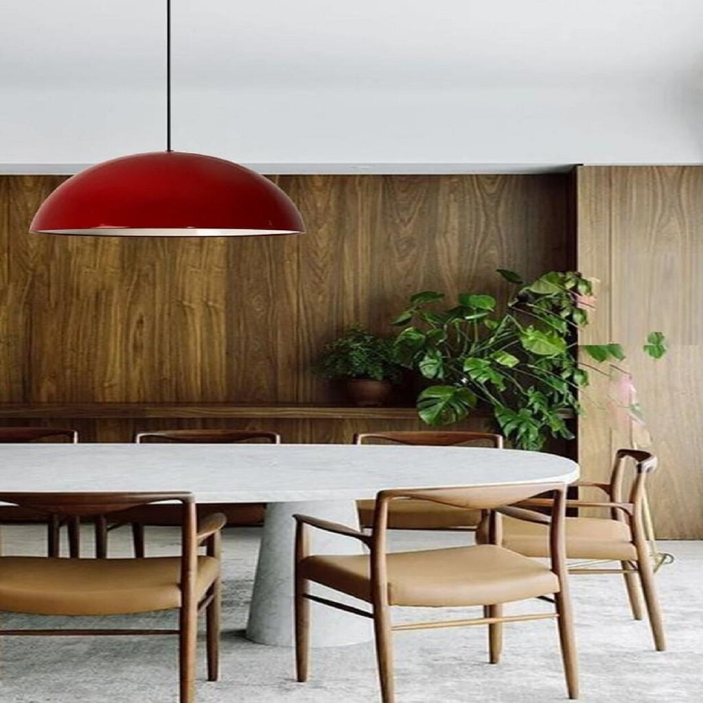 MYLİGHTS MODERN SPOR KIRMIZI METAL SARKIT AVİZE 40 CM 