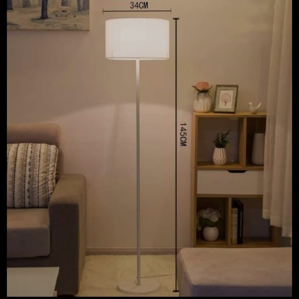 MYLİGHTS MODERN SPOR LAMBADER KÖŞE LAMBASI YERDEN AYDINLATMA BEYAZ