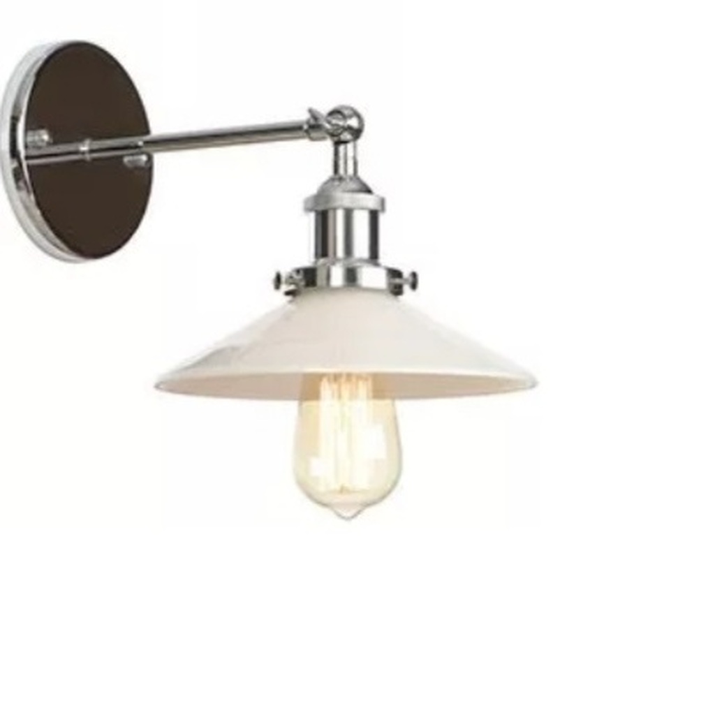 MYLİGHTS MODERN SPOR MAFSALI GÜMÜŞ GÖVDE BEYAZ BAŞLIK APLİK DUVAR LAMBASI METAL APLİK