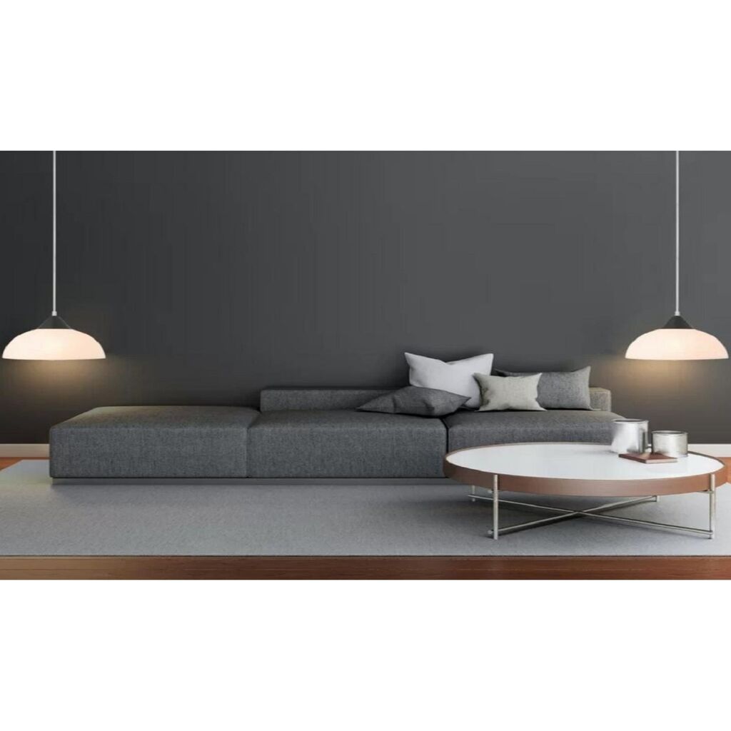 mylights modern spor opal cam 30cm askılı paslanmaz cam sarkıt avize mutfak avize