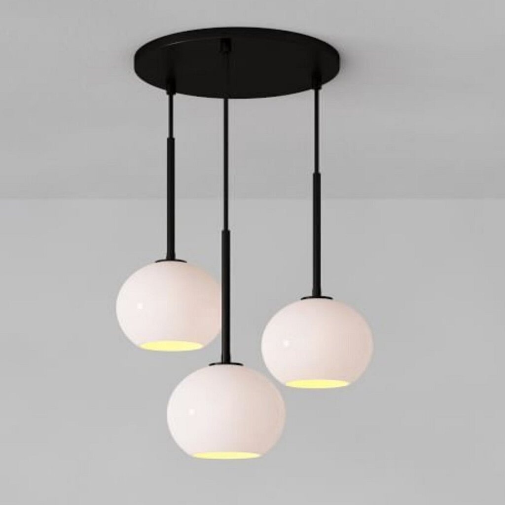 MYLİGHTS MODERN SPOR OPAL CAMLI ÜÇLÜ AVİZE SALON AVİZE SOFT IŞIK