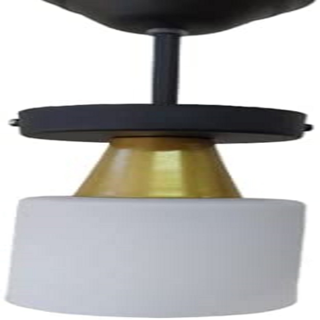 MYLİGHTS MODERN TEKLİ AVİZE SİYAH OPALK CAMLI