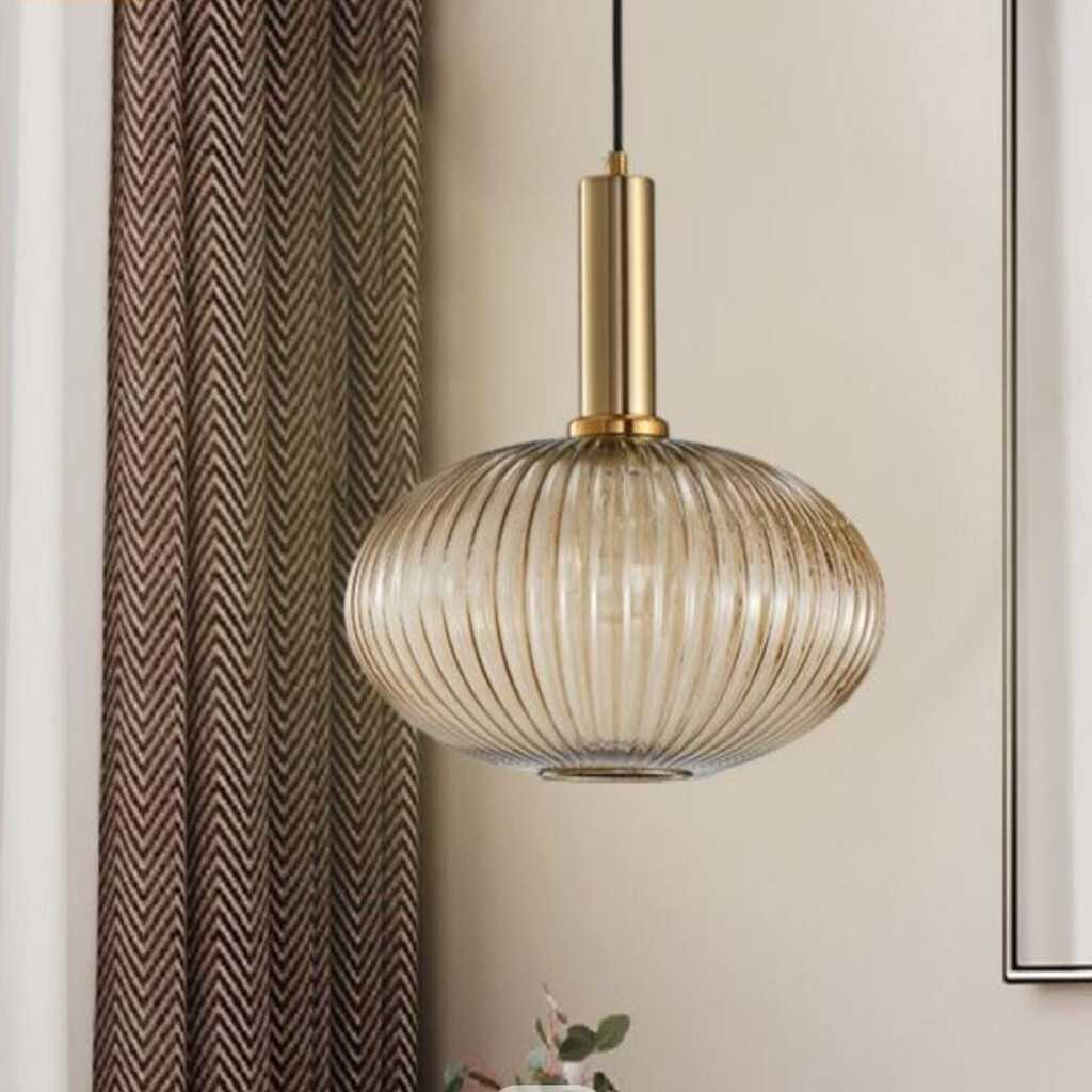 MYLİGHTS RUSTİK BAL SARKIT AVİZE 20CM BRONZ ASKILI SPOR TEKLİ AVİZE